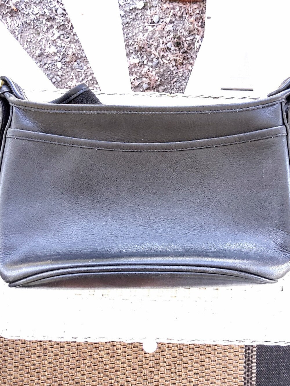 Vtg Coach Fletcher Flap 1995 adjustable Shoulder bag - Picture 4 of 9